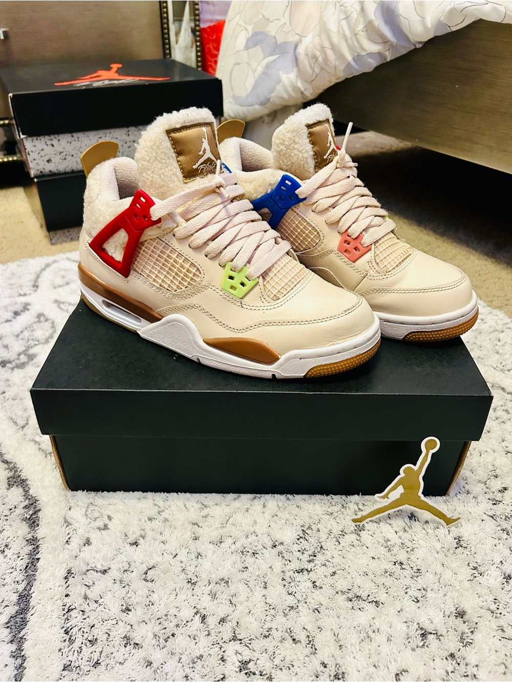 Air Jordan 4 Retro GS 'Wild Things' Size 5.5Y